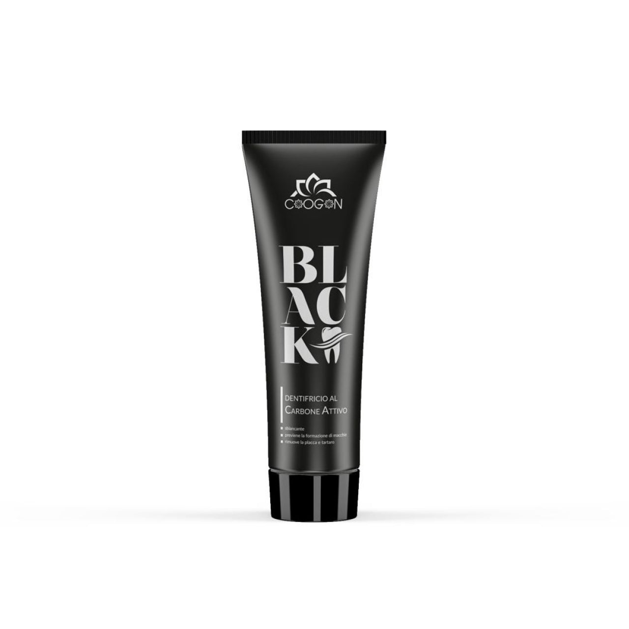 DENTIFRICIO BLACK AL CARBONE ATTIVO - 75 ML  BLK02