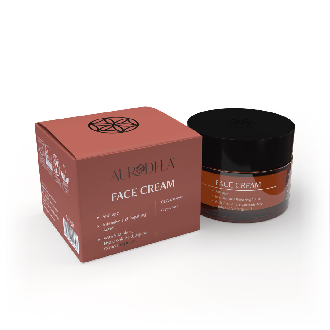 FACE CREAM WITH ARGAN OIL AND HYALURONIC ACID - 50 ML AR10B 